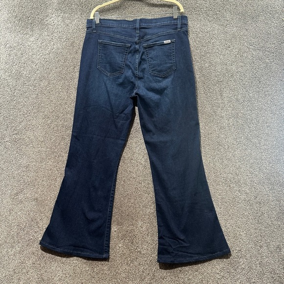 Joes Jeans Women 34 High Rise Petite Flare Blue Denim Cassini 5 Pocket Casual - Picture 2 of 14